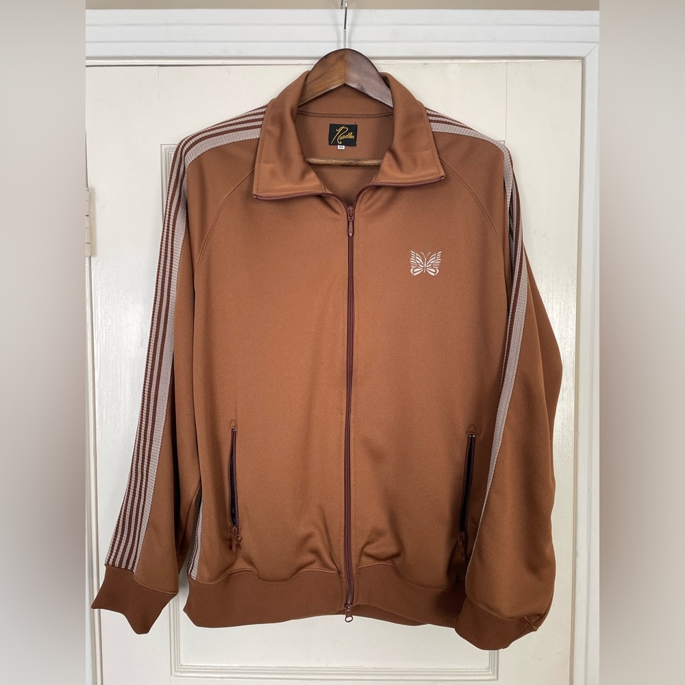 Needles Brown Butterfly Track Jacket Size XL